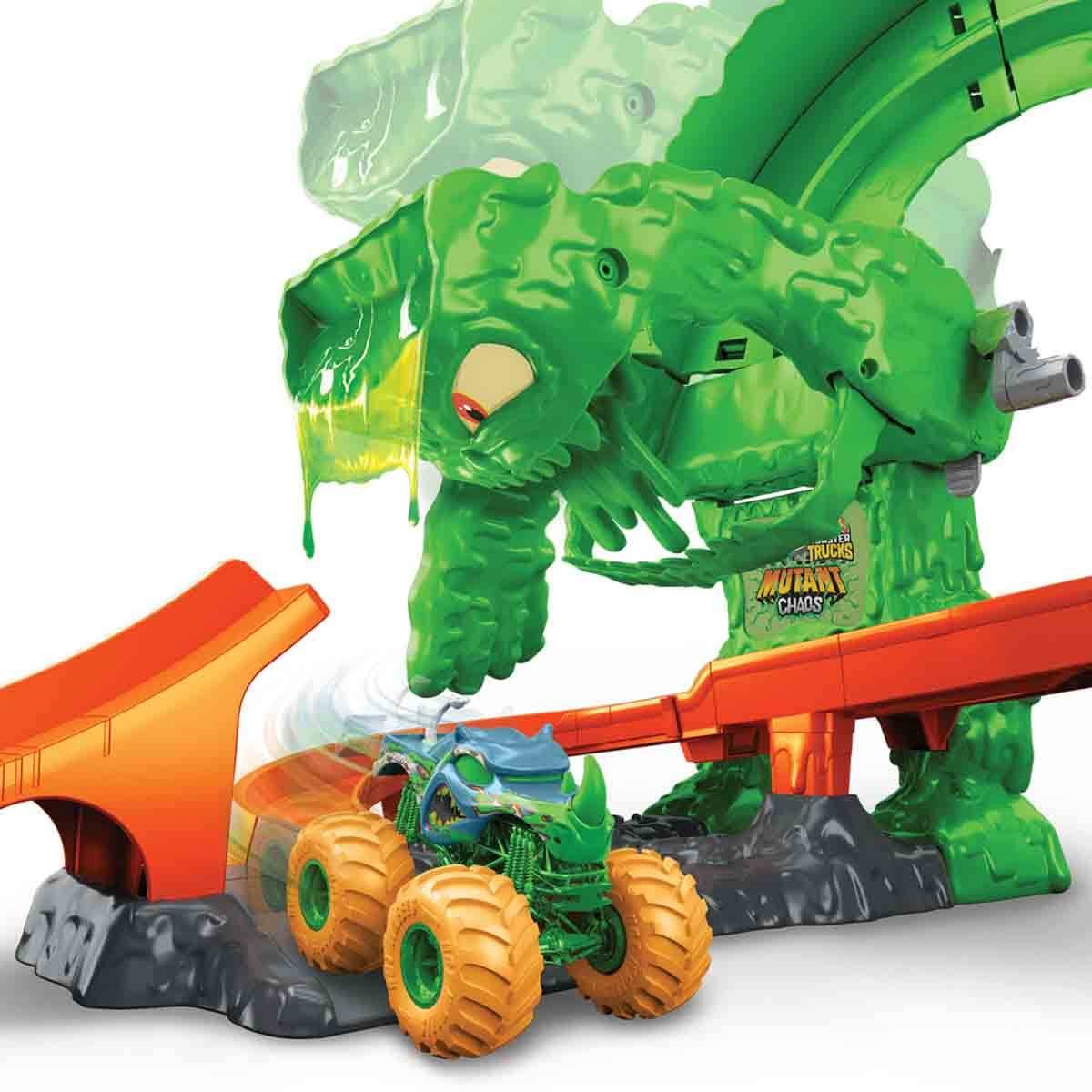 JMK90 HOT WHEELS MONSTER TRUCKS MUTANT KAOS SLIME DONGUSU OYUN SETI