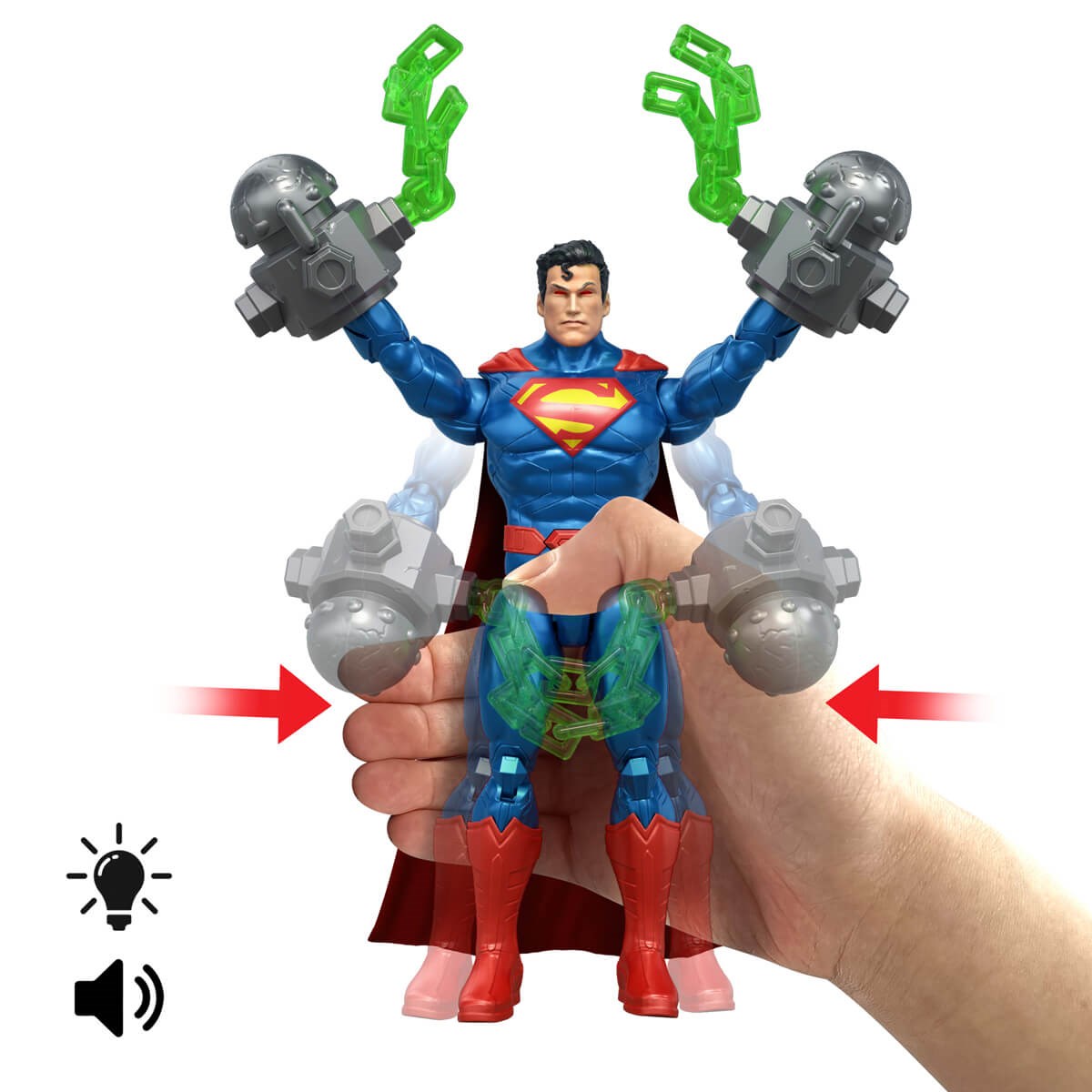 JMP85 DC ISI GORUSLU SUPERMAN AKSIYON FIGURU