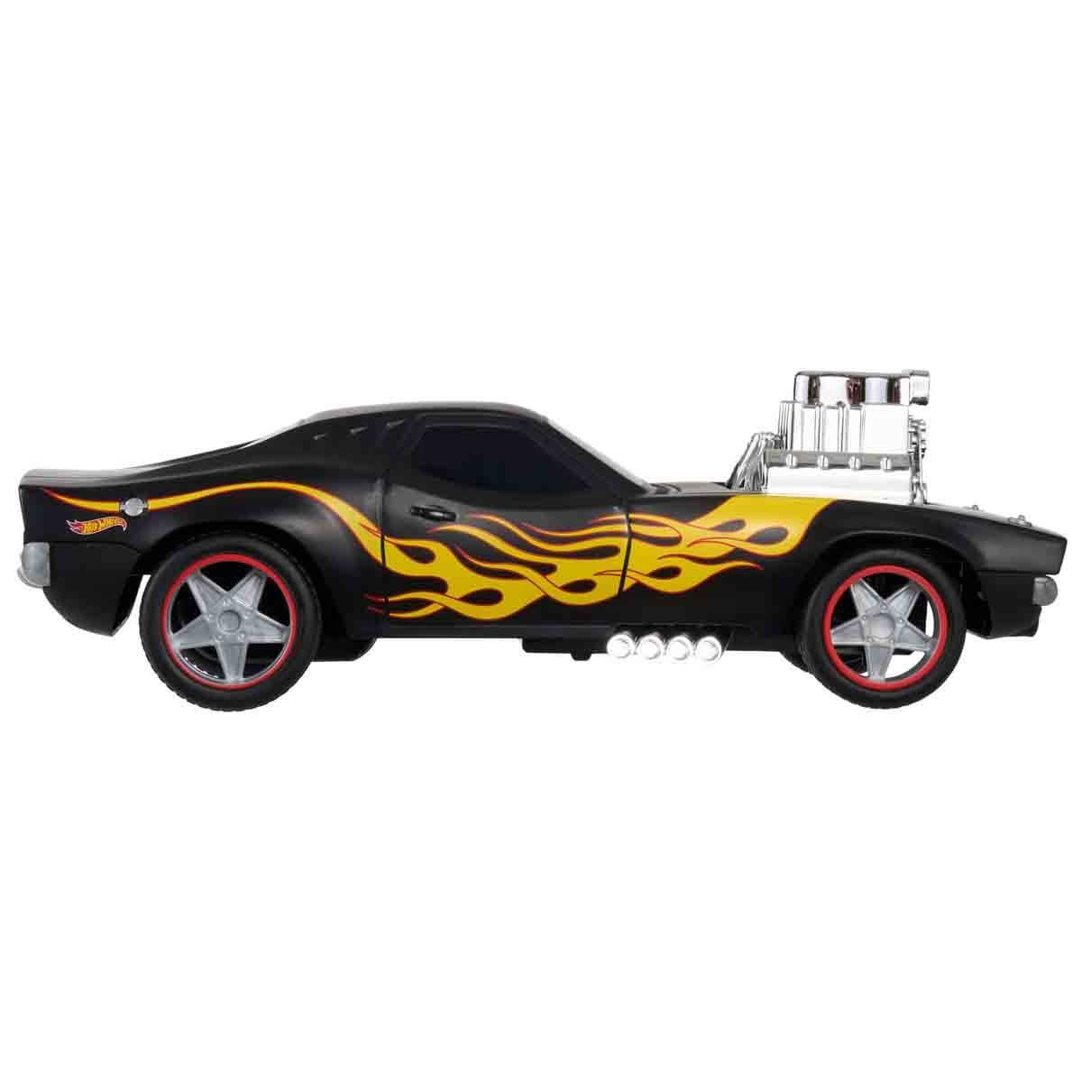 JNB89 HOT WHEELS UZAKTAN KUMANDALI 1:16 SIYAH RODGER DODGER