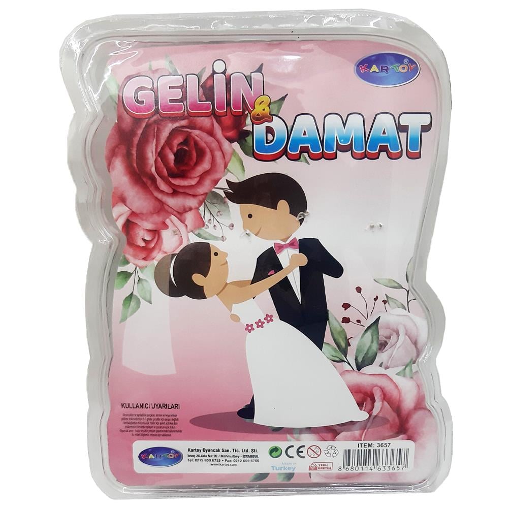 Karakuş Oyuncak Gelin Damat Bebek 111-18