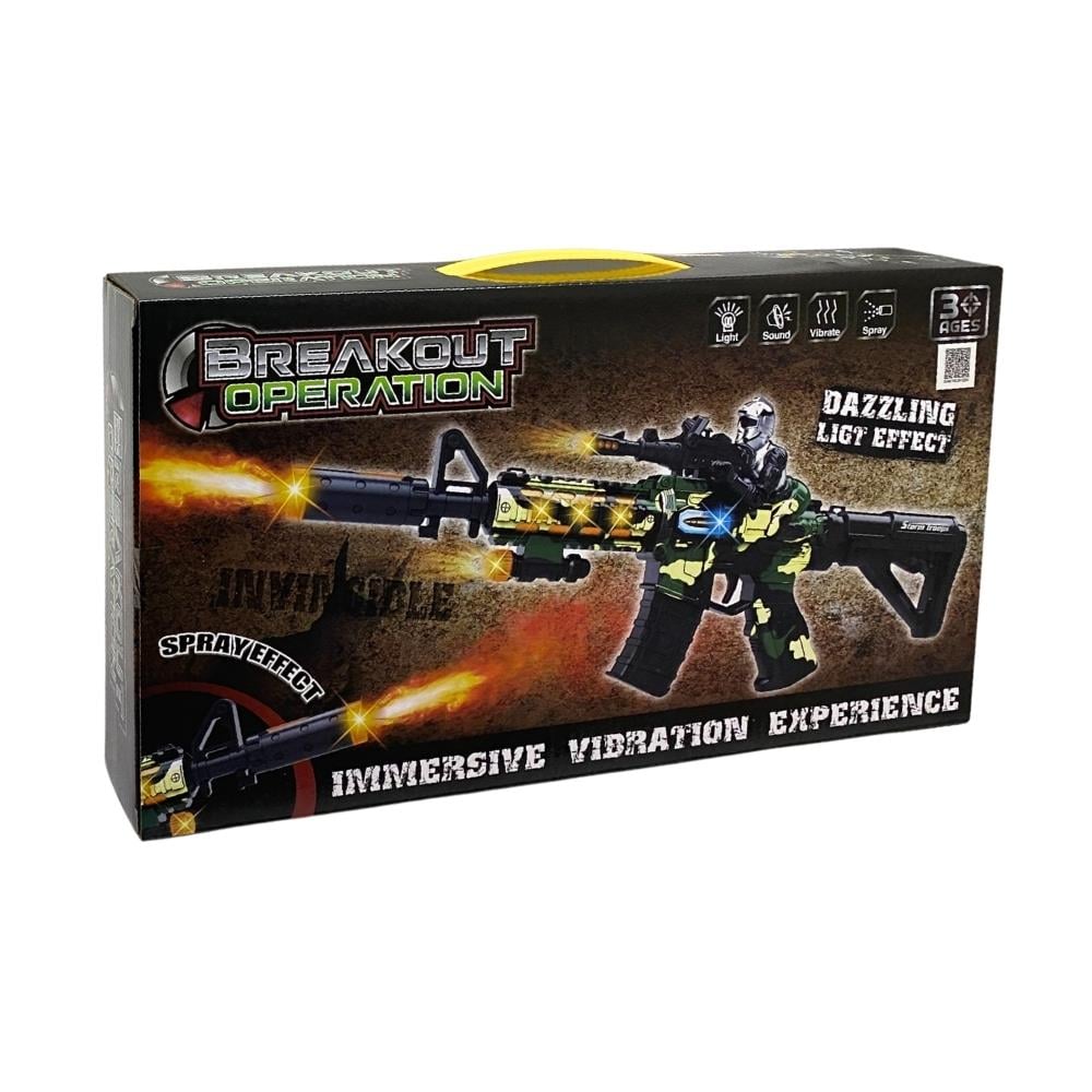 Karsan Oyuncak Duman Atan Hareketli Pilli Tüfek 846-1