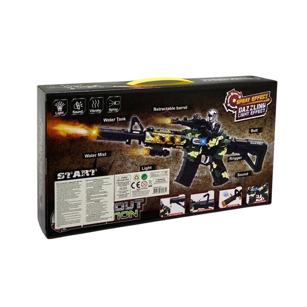 Karsan Oyuncak Duman Atan Hareketli Pilli Tüfek 846-1