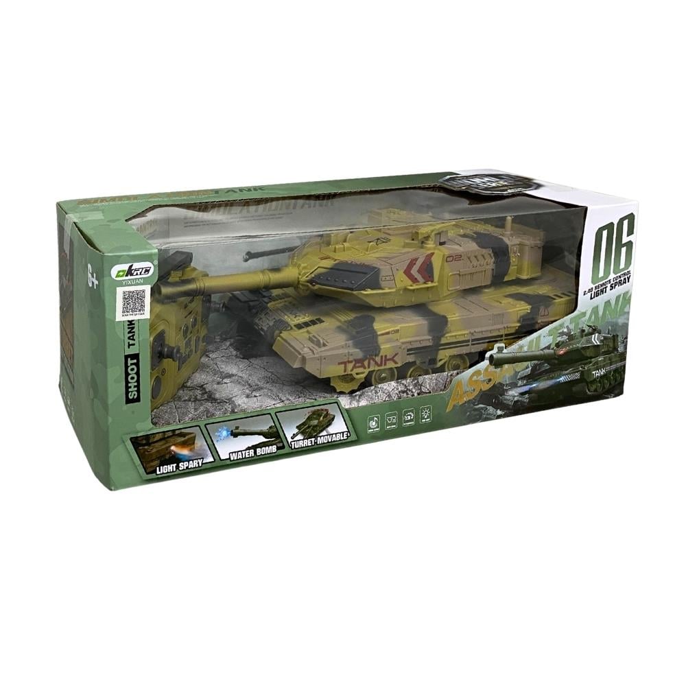 Karsan Oyuncak Uzaktan Kumandalı Şarjlı Duman Ve Su Topu Atan Büyük Boy Tank 680-6
