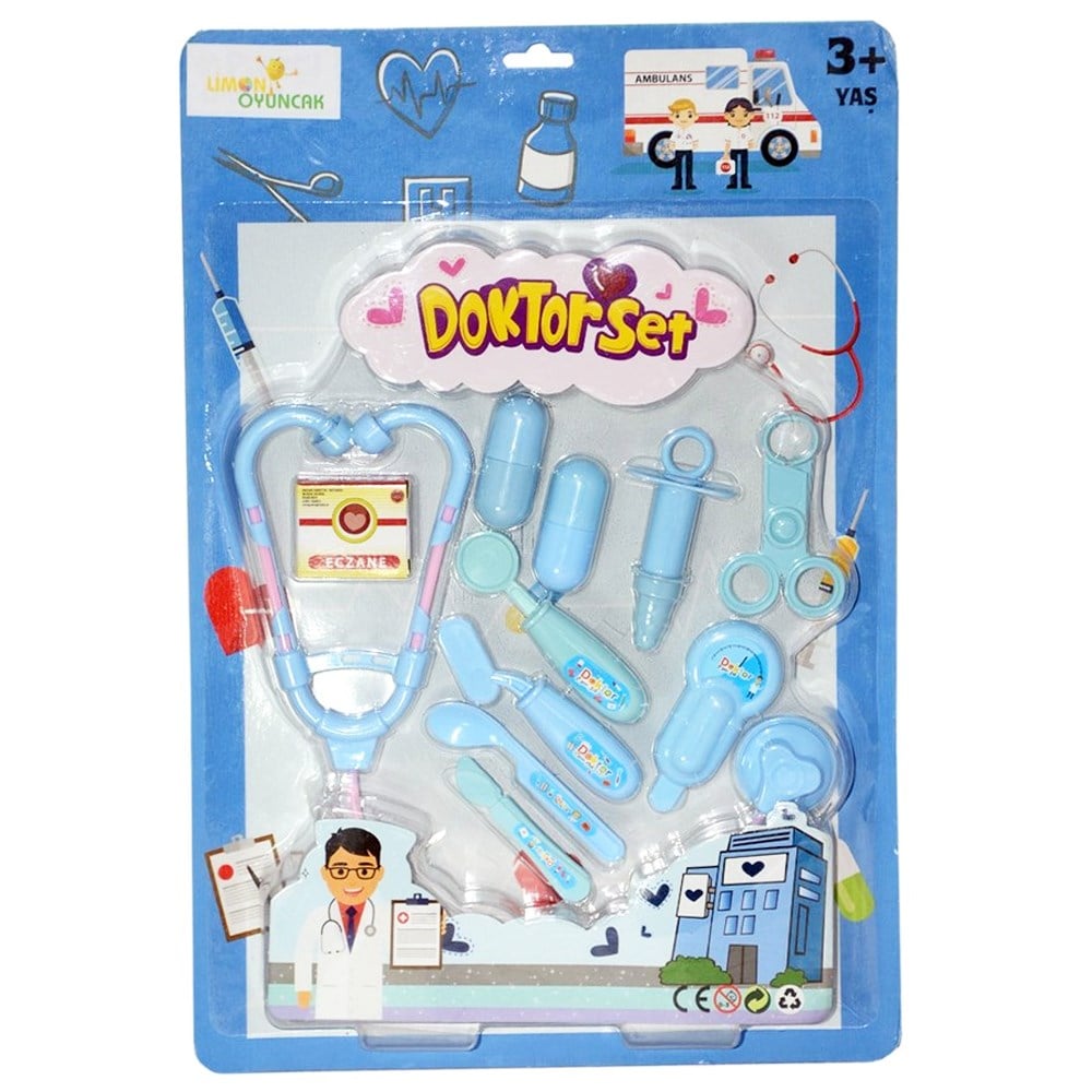 Kartela Mavi Doktor Seti 11 Parça LMN106