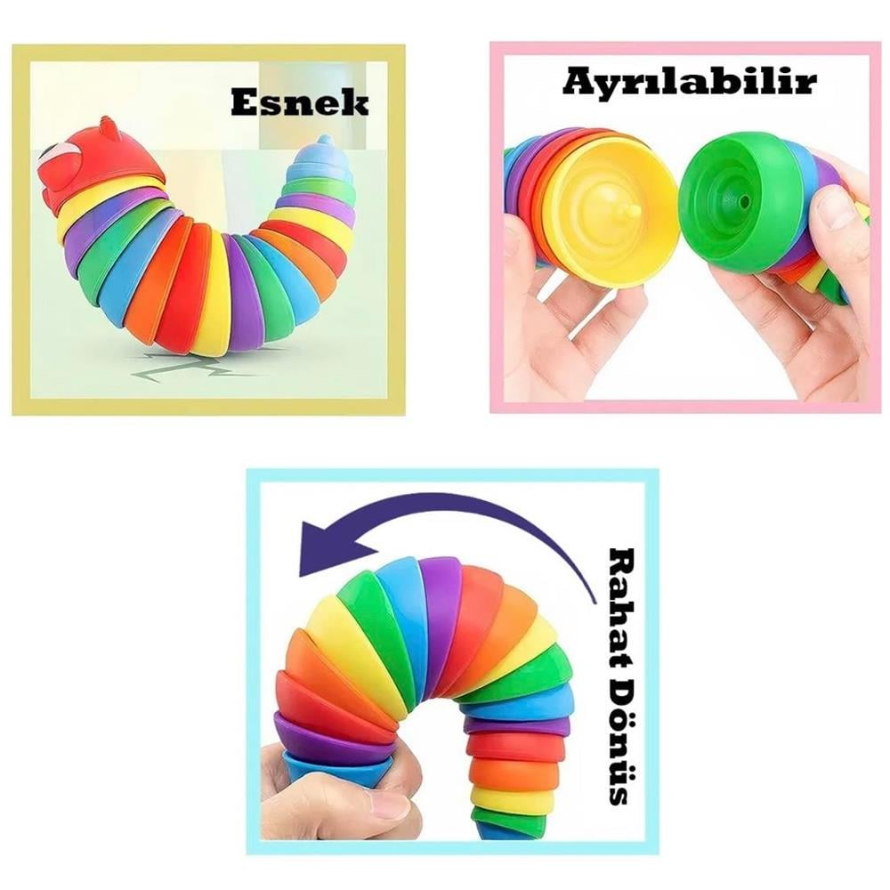 Kayyum Oyuncak Sevimli Eğitici Tırtıl Sök Tak 2310