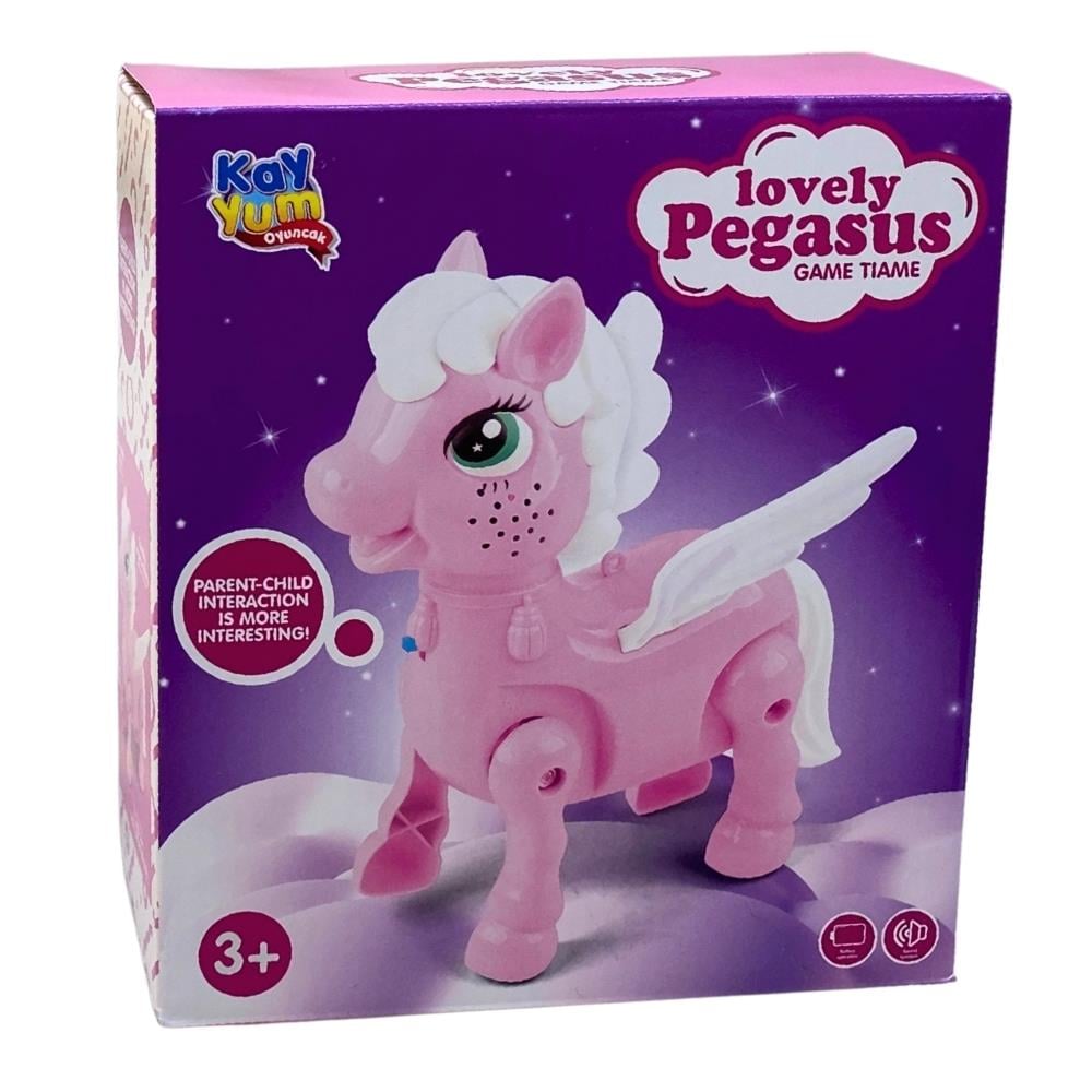 Kayyum Oyuncak Yürüyen Pilli At Pembe 2570
