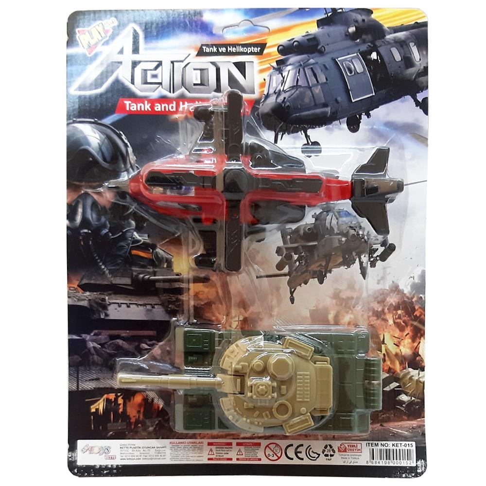 Kette Oyuncak 2 Li Helikopter&Tank KET.015