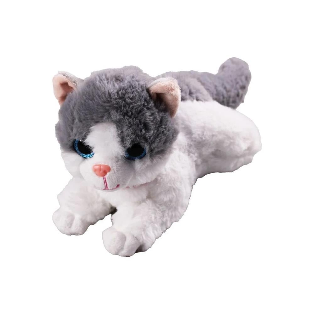Kızılkaya Oyuncak Peluş Kedi Yatan Sesli 25 Cm KZL-2309034