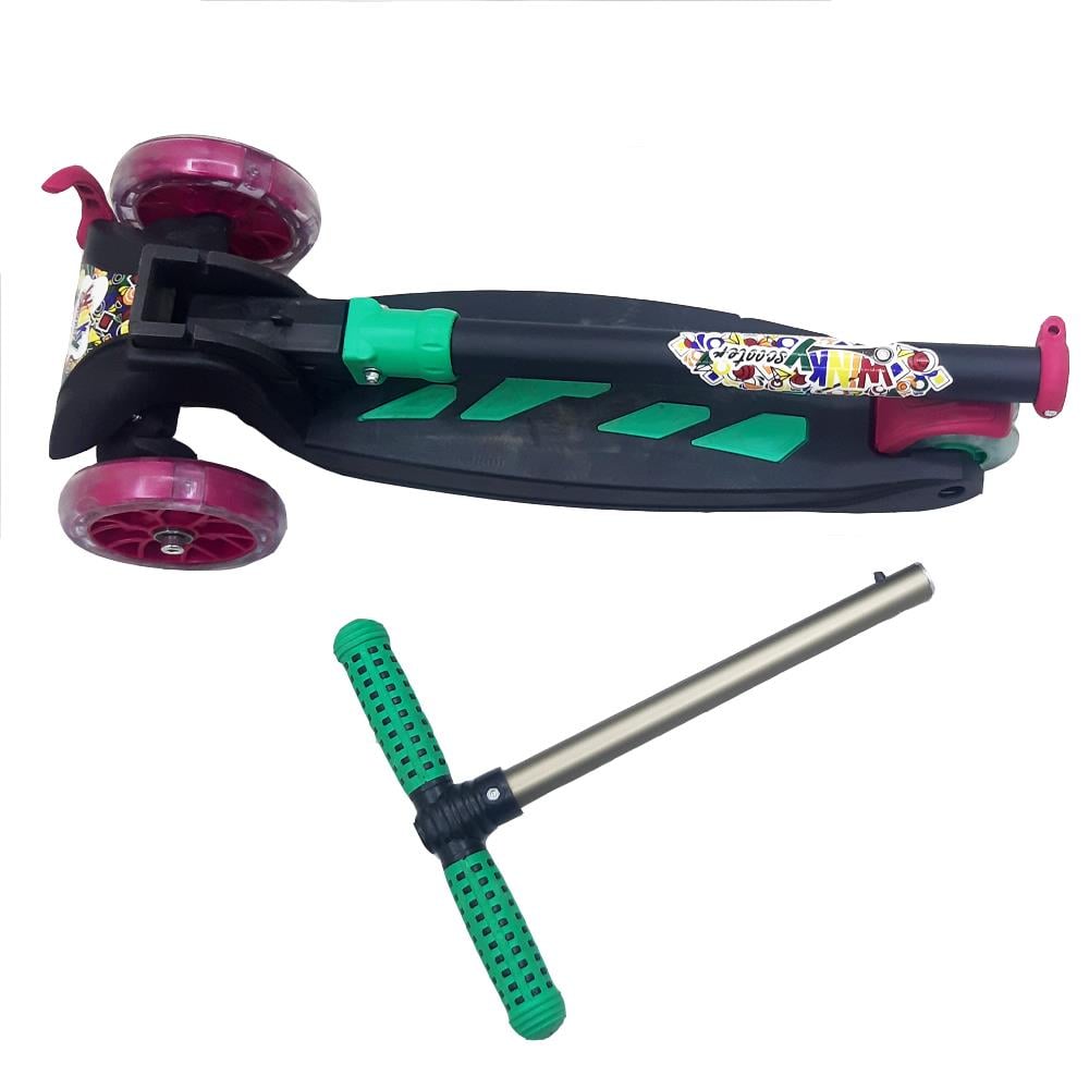 Kolat Oyuncak Winky Scooter YEŞİL-SARI-PEMBE