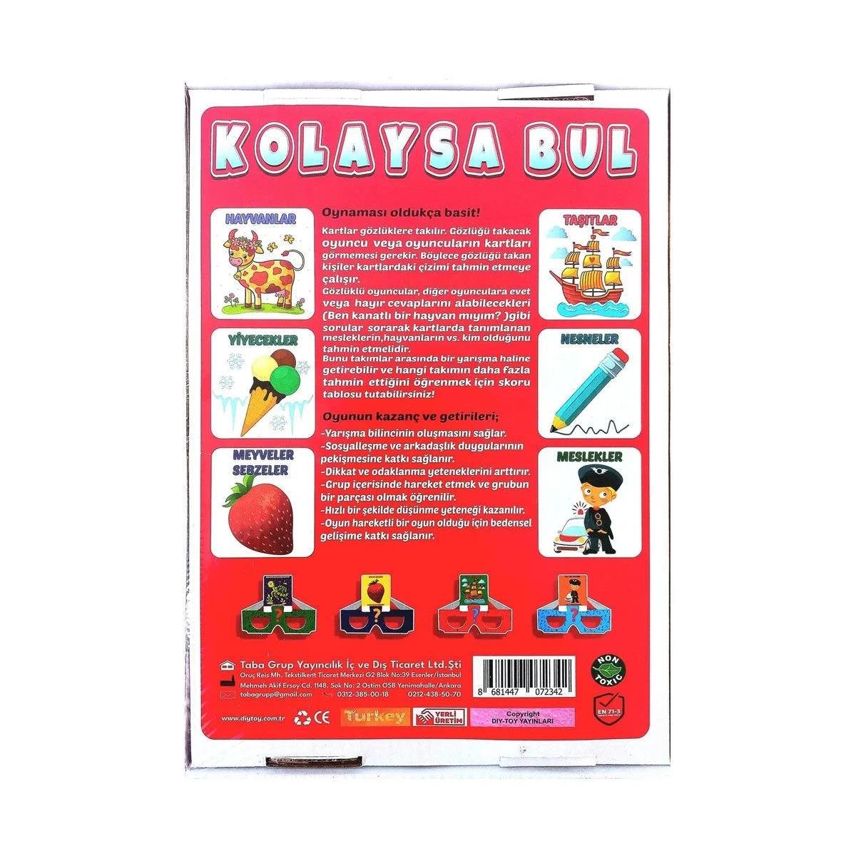 KOLAYSA BUL TAHMIN OYUNU