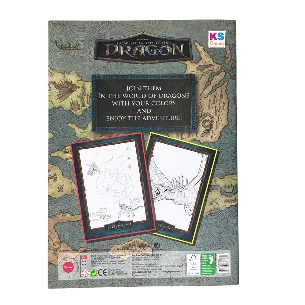 Ks Games Ejderhanı Nasıl Eğitirsin Boyama Ve Aktivite Kitabı 14706