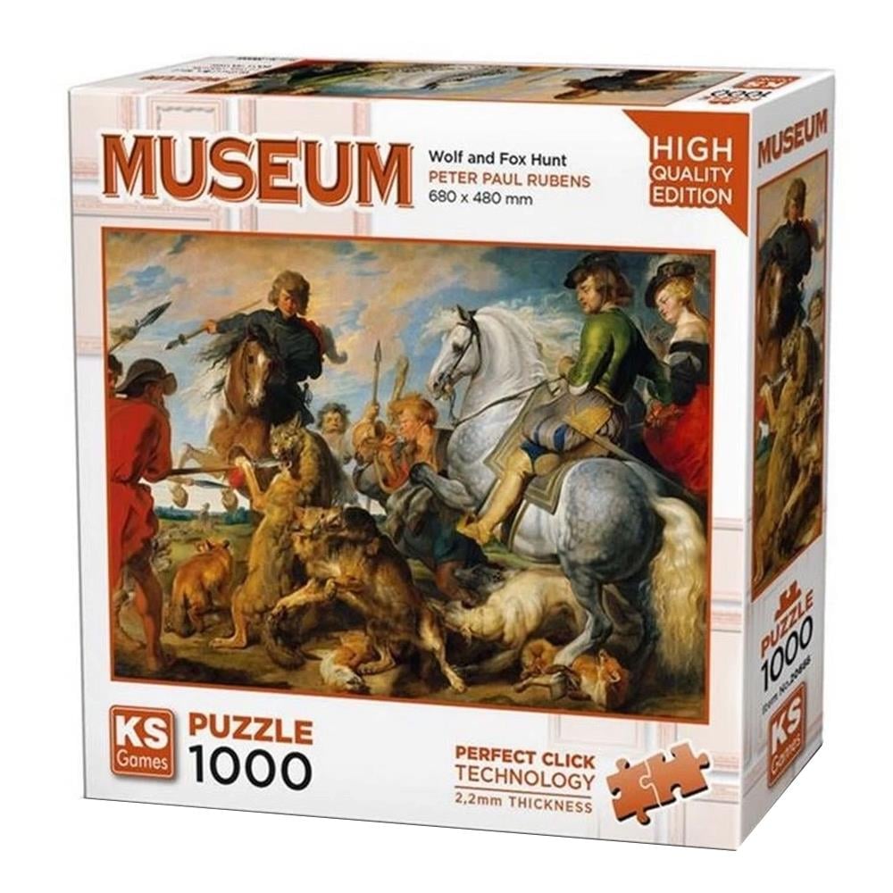 Ks Games Wolf and Fox Hunt Puzzle 1000 Parça 20666
