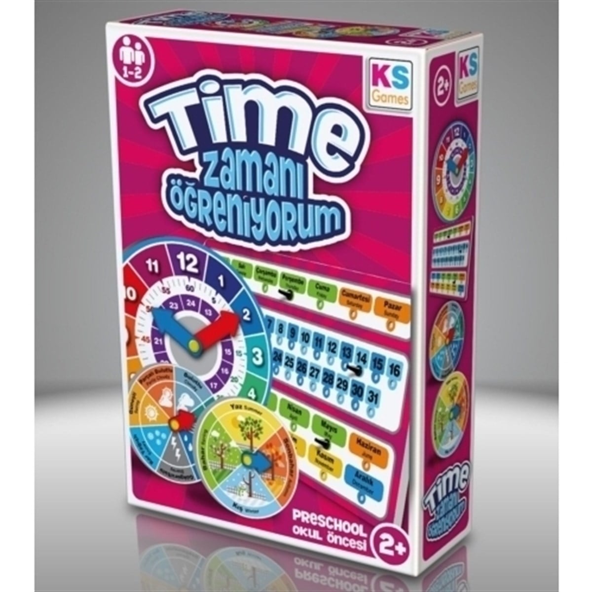 KS Games Zamanı Öğreniyorum Çocuk Puzzle