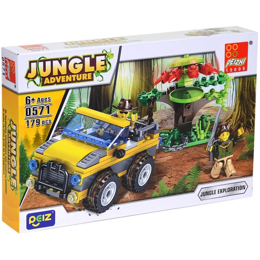 Kutulu Safari Jeep Blok Seti 179 Parça 0571