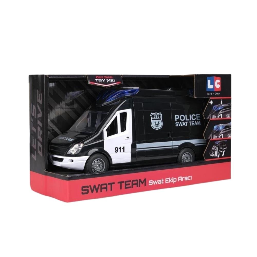 LC-31362 LET'S DRIVE SESLI VE ISIKLI POLIS MINUBUSU