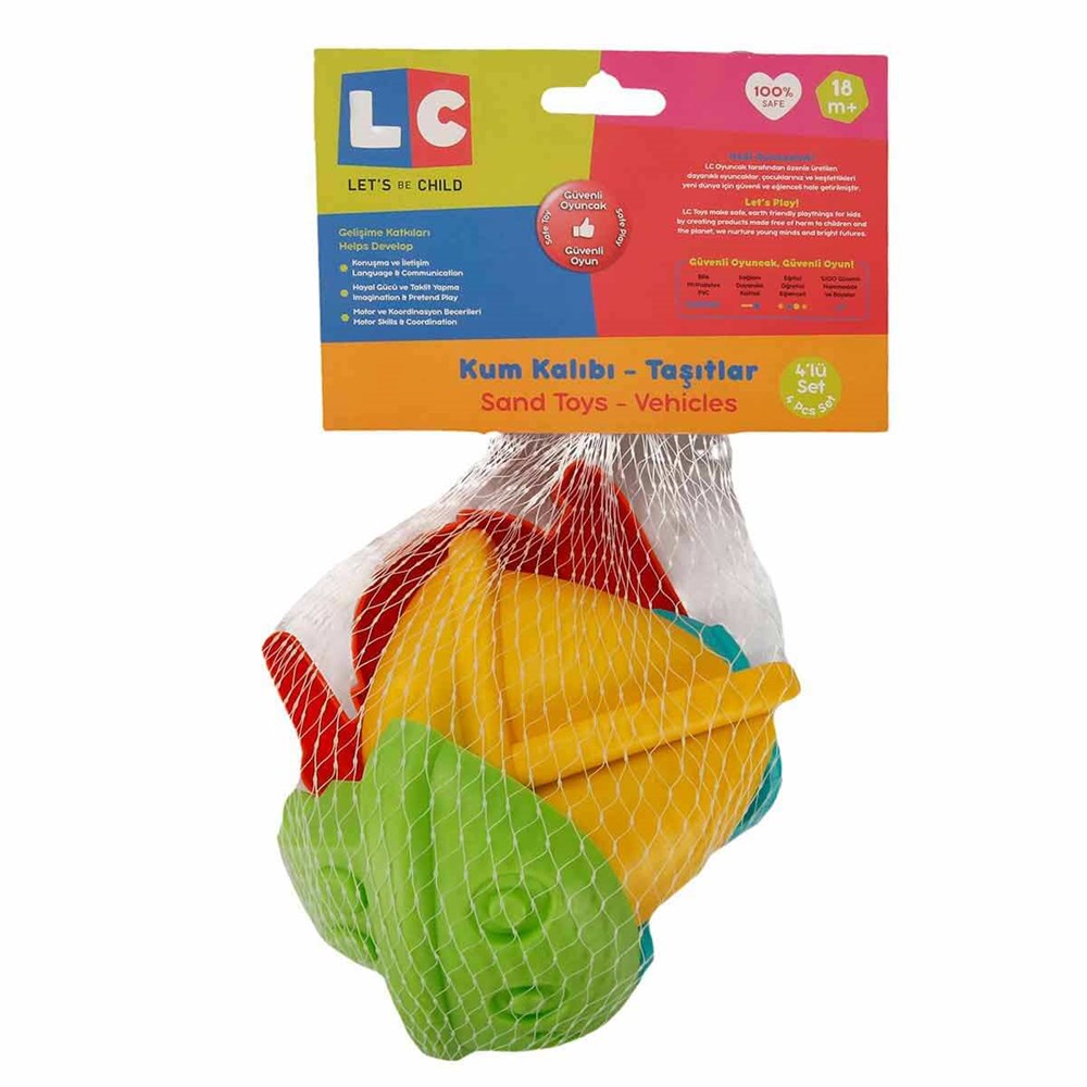 Lc Kum Kalıbı Taşıtlar 4 Lü LC-30872