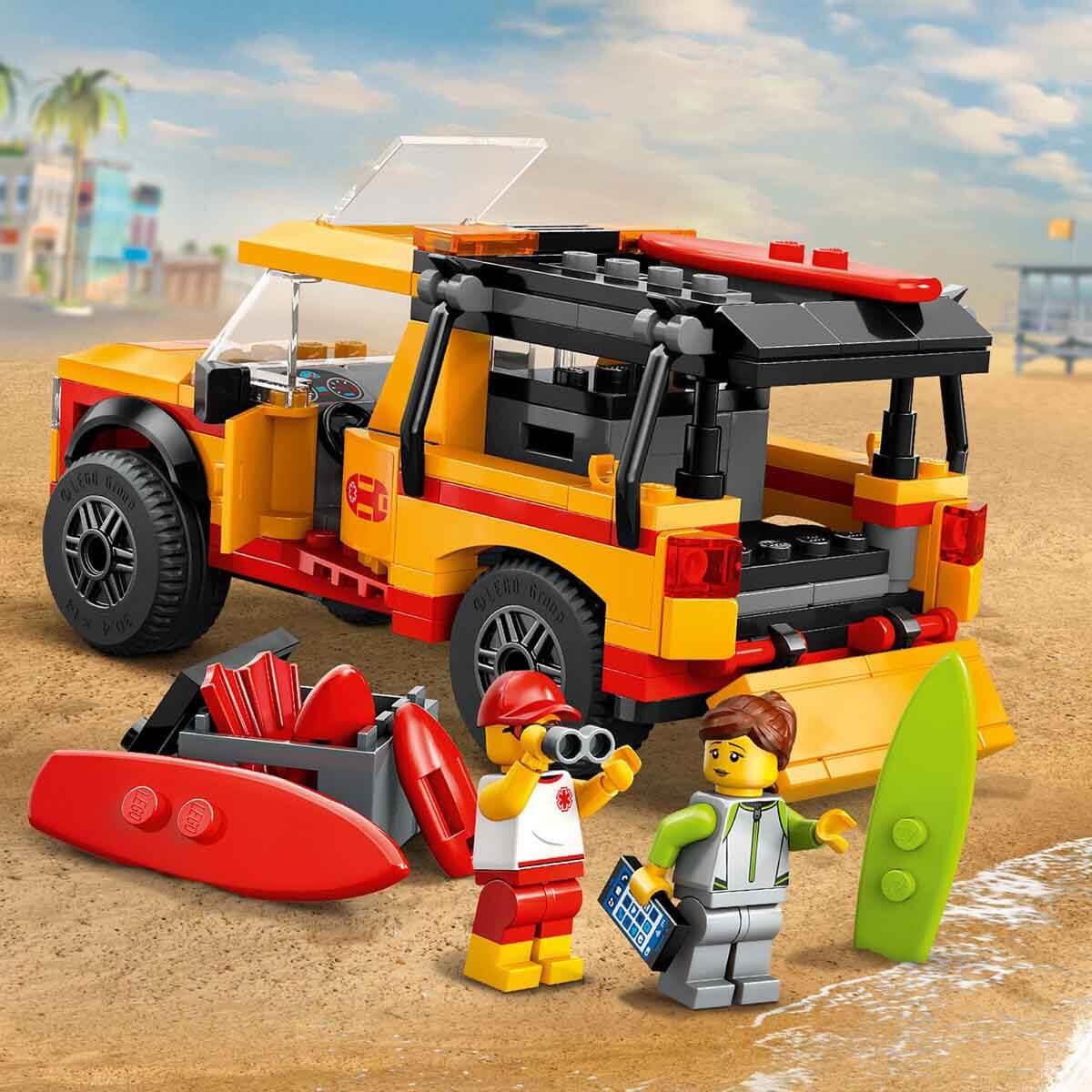 Lego City Cankurtaran Kamyoneti 2 Minifigür ve Köpek Balığı Figürü 60453