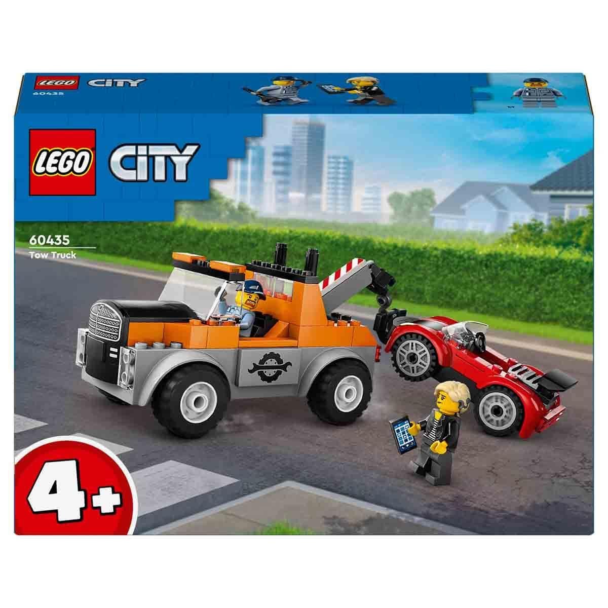 Lego City Çekici Kamyon ve Spor Araba Tamiri 60435 101 Parça