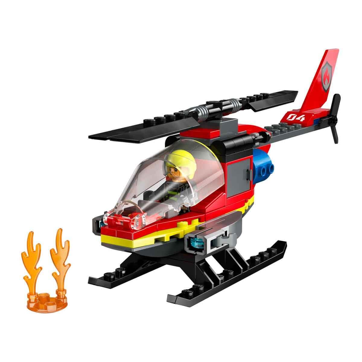 Lego City İtfaiye Kurtarma Helikopteri 60411