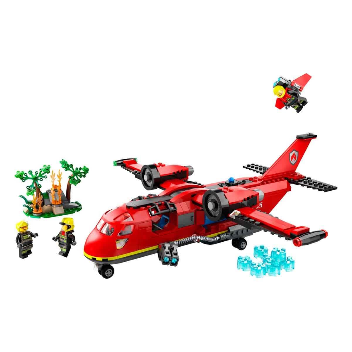 Lego City İtfaiye Kurtarma Uçağı 60413 - 6 Yaş ve Üzeri Çocuklar için İtfaiyeci Minifigürü İçeren Yaratıcı Oyuncak Yapım Seti 478 Parça