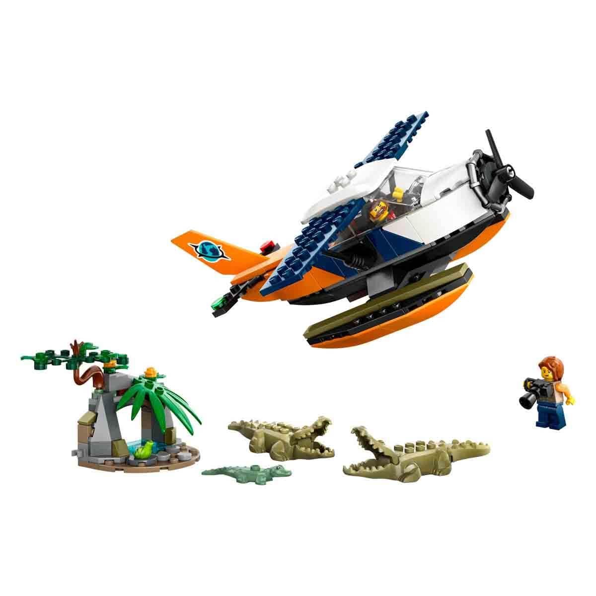 Lego City Orman Kaşifinin Deniz Uçağı 60425 - 6 Yaş ve Üzeri Çocuklar için Yaratıcı Oyuncak Yapım Seti