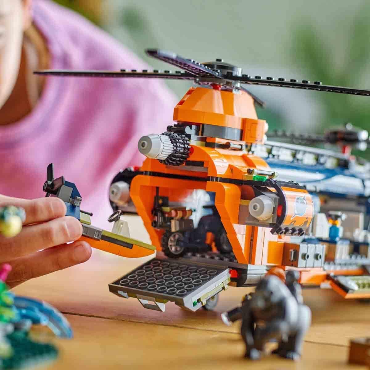 Lego City Orman Kaşifinin Helikopteri Kamp Yerinde 60437 881 Parça