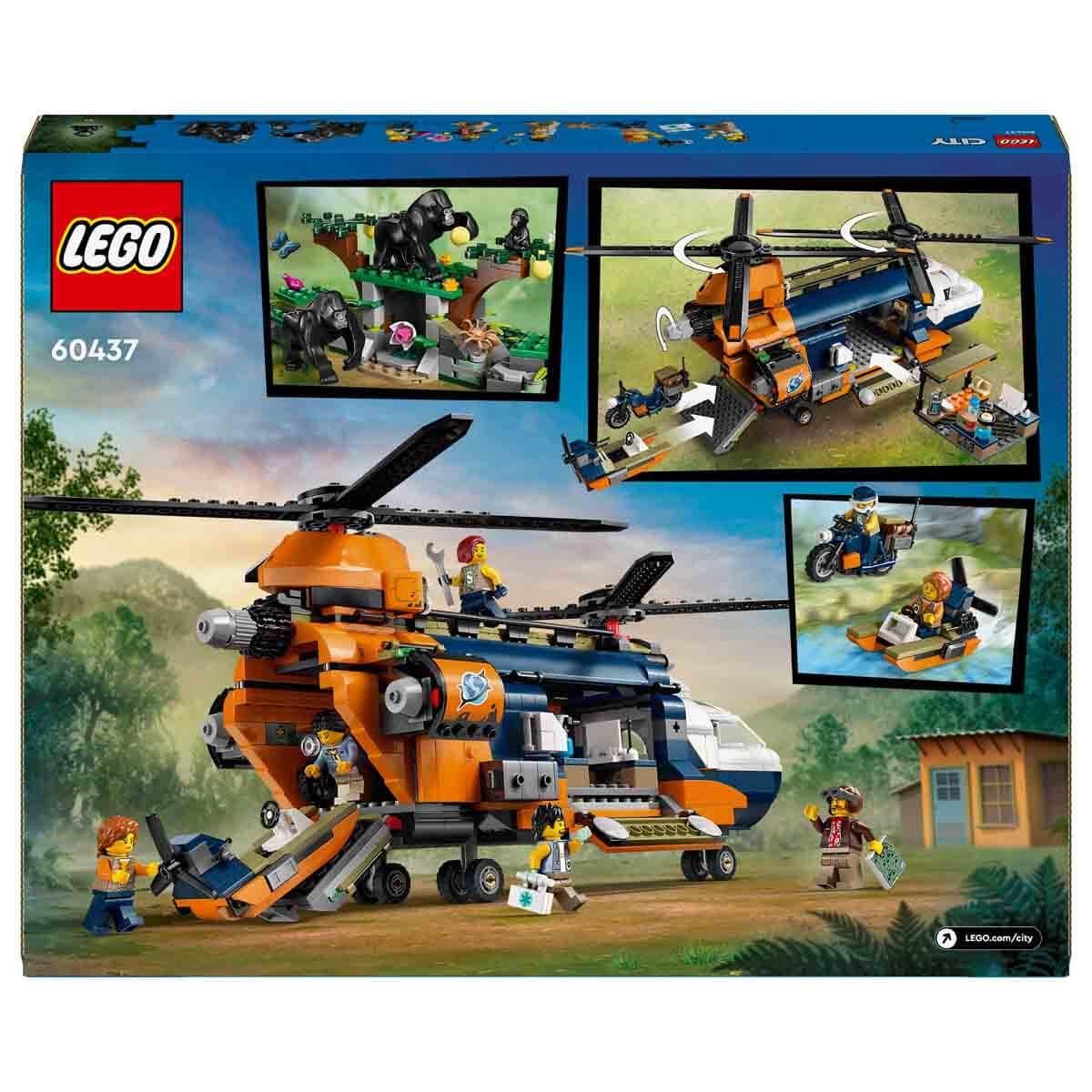 Lego City Orman Kaşifinin Helikopteri Kamp Yerinde 60437 881 Parça