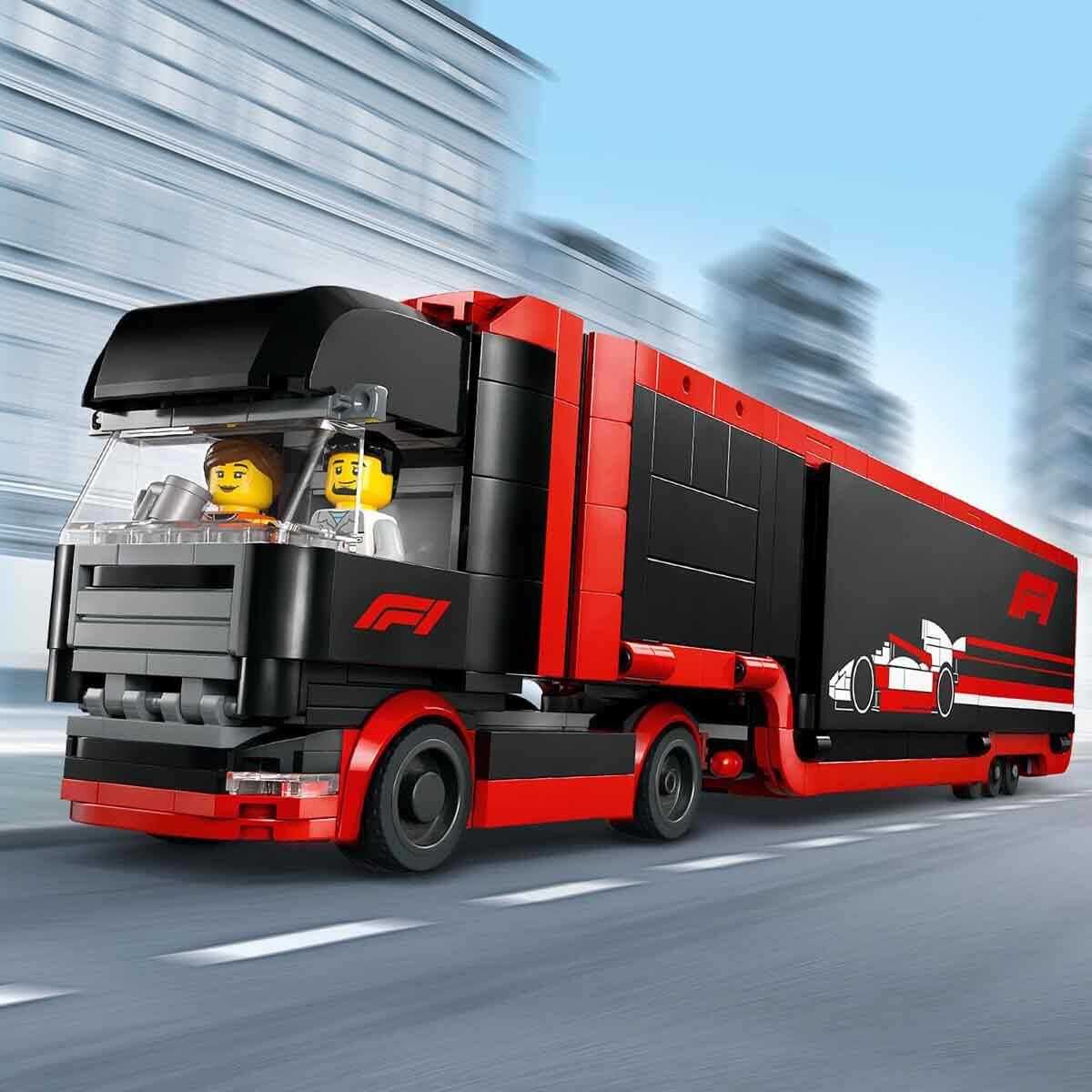 Lego City RB20 ve AMR24 F1 Arabalı F1 Kamyonu 60445 1086 Parça