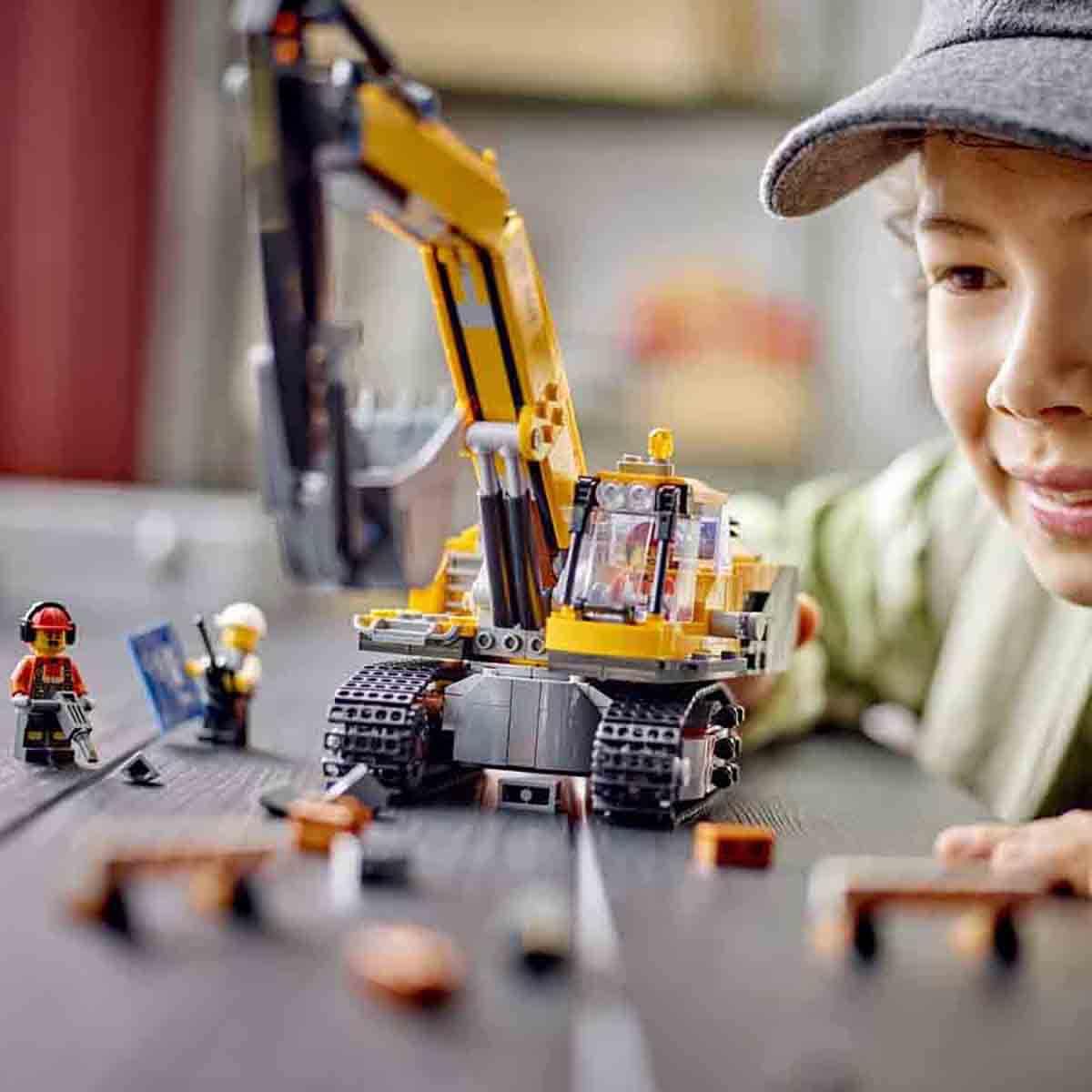 Lego City Sarı İnşaat Ekskavatörü 60420 633 Parça