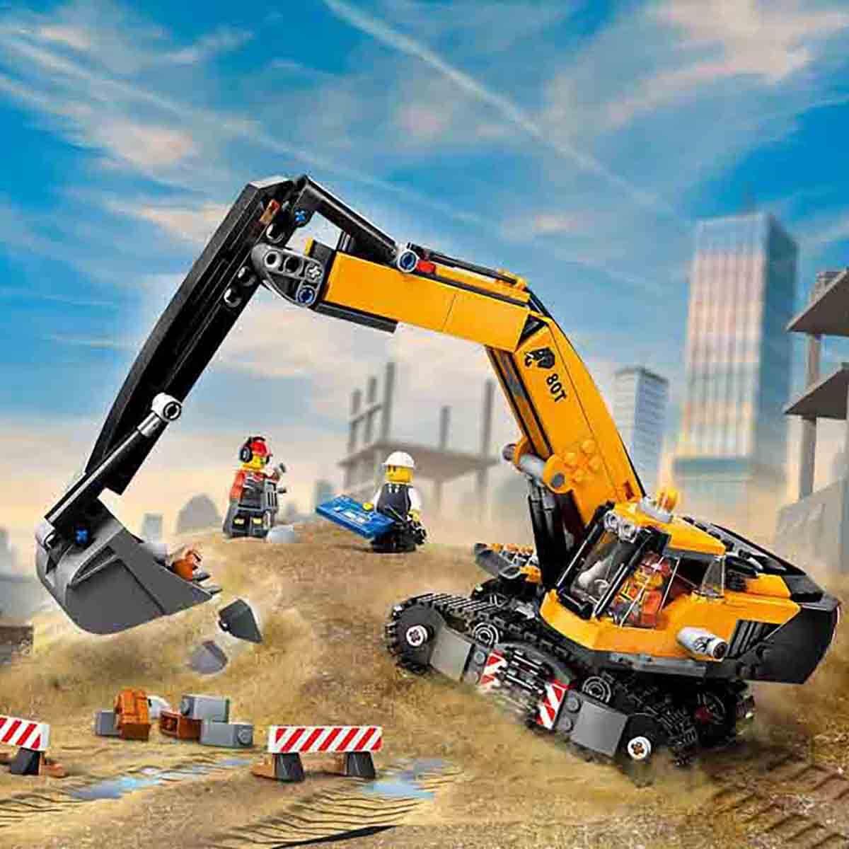 Lego City Sarı İnşaat Ekskavatörü 60420 633 Parça