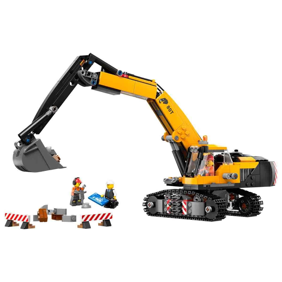 Lego City Sarı İnşaat Ekskavatörü 60420 633 Parça