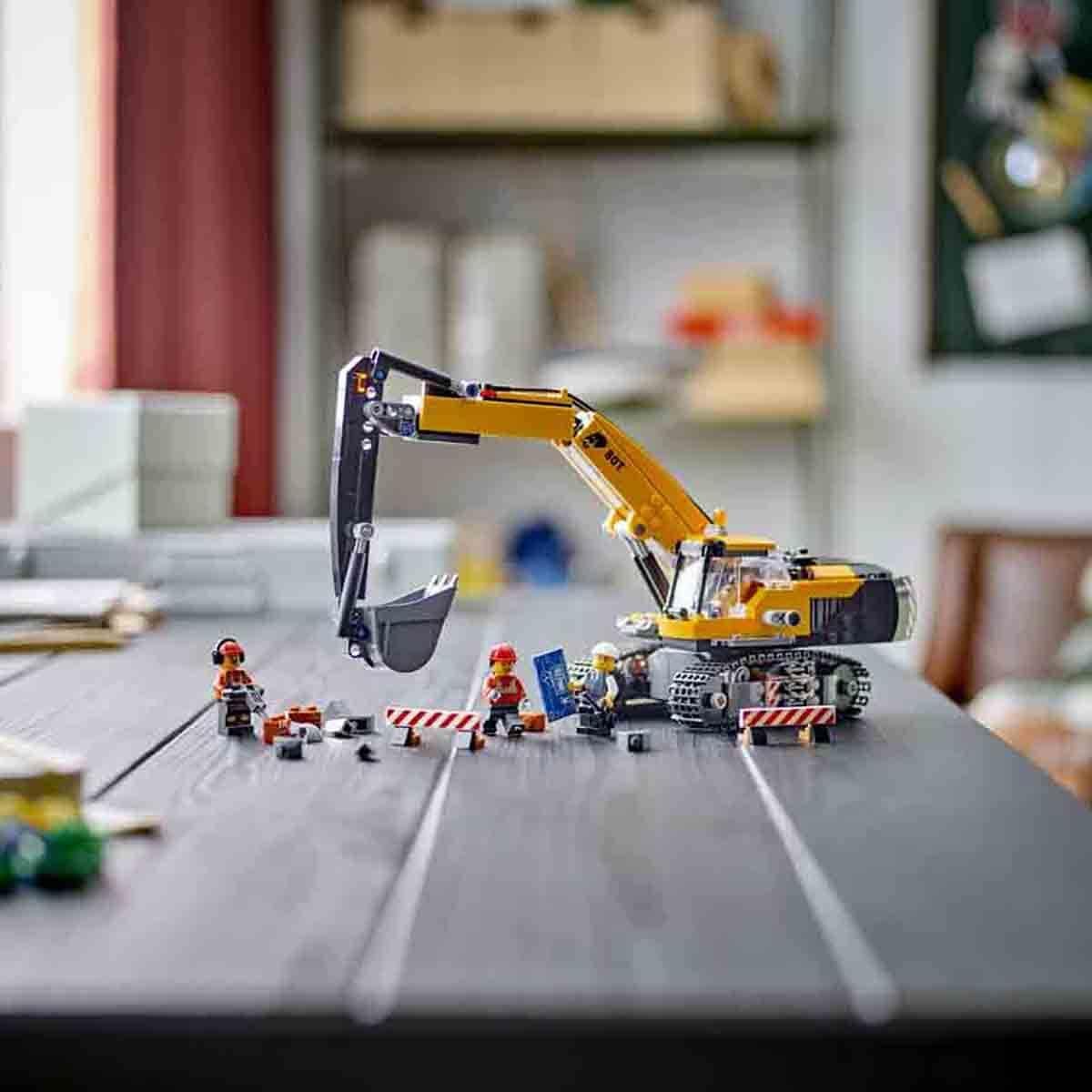 Lego City Sarı İnşaat Ekskavatörü 60420 633 Parça