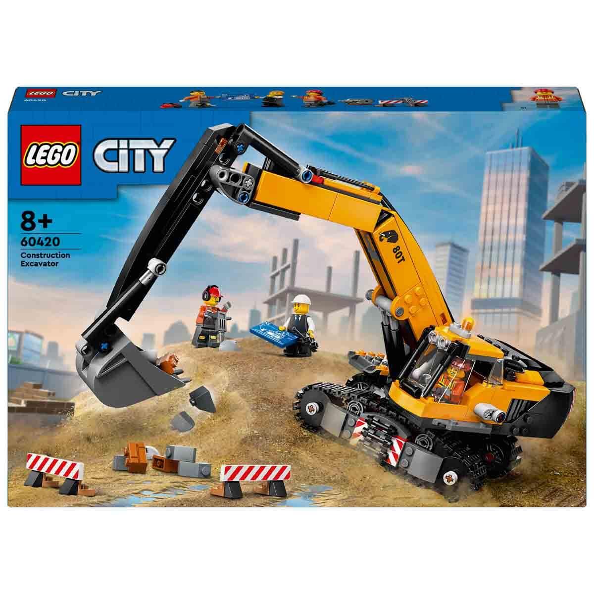 Lego City Sarı İnşaat Ekskavatörü 60420 633 Parça