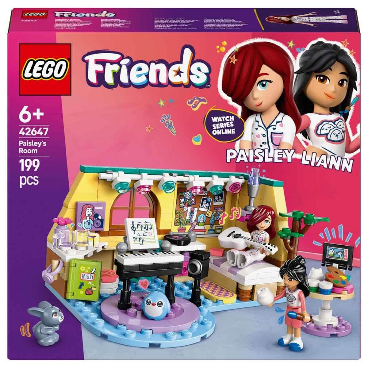 Lego Friends Paisley'nin Odası 42647 - 6 Yaş ve Üzeri Çocuklar için Mini Bebek İçeren Yaratıcı Oyuncak Yapım Seti 199 Parça