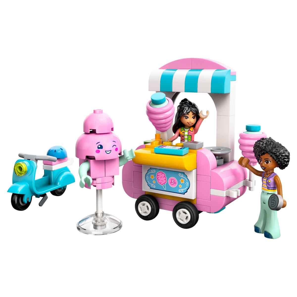 Lego Friends Pamuk Şeker Standı ve Scooter 42643 6 Yaş ve Üzeri Çocuklar için Mini Bebek İçeren Yaratıcı Oyuncak Yapım Seti 110 Parça