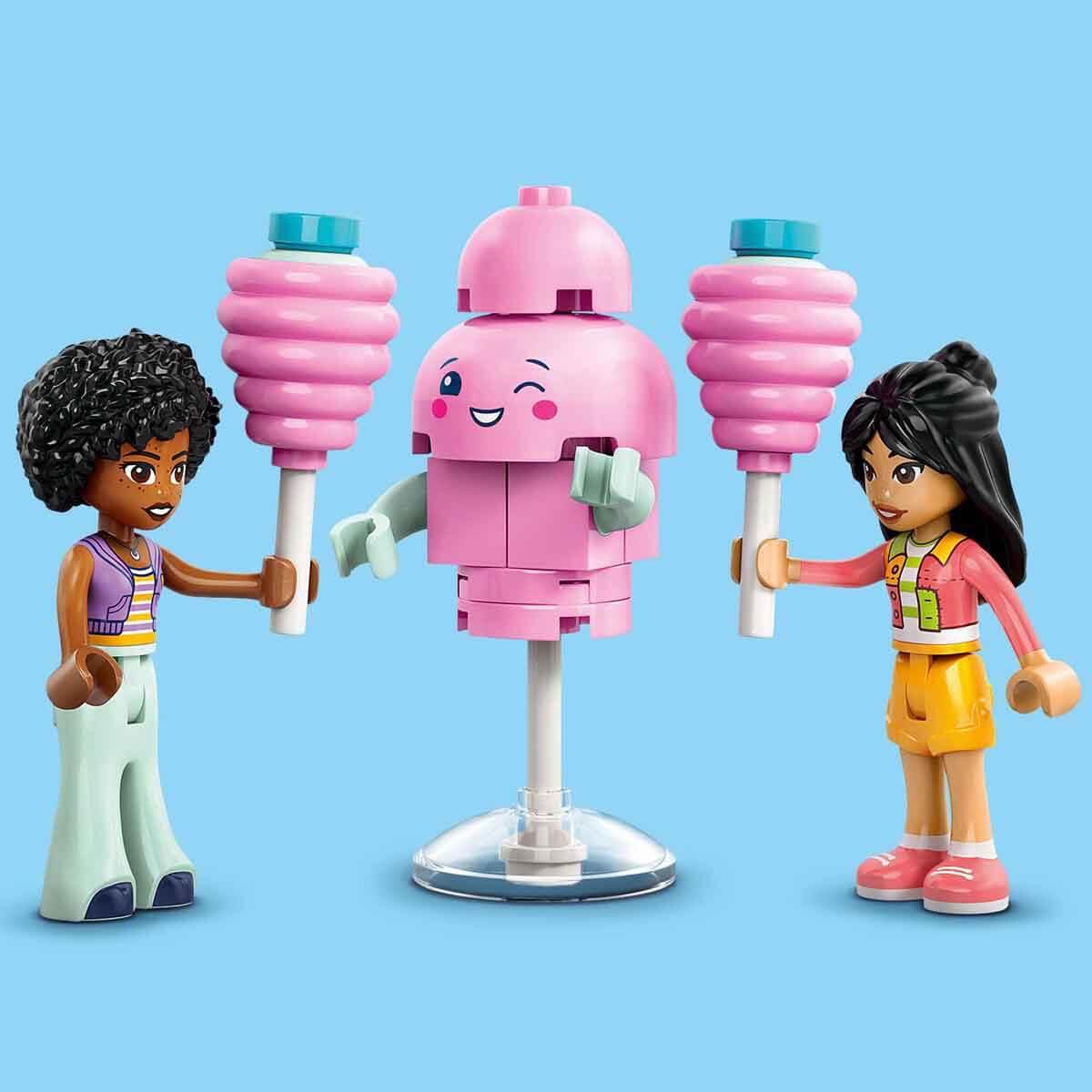 Lego Friends Pamuk Şeker Standı ve Scooter 42643 6 Yaş ve Üzeri Çocuklar için Mini Bebek İçeren Yaratıcı Oyuncak Yapım Seti 110 Parça