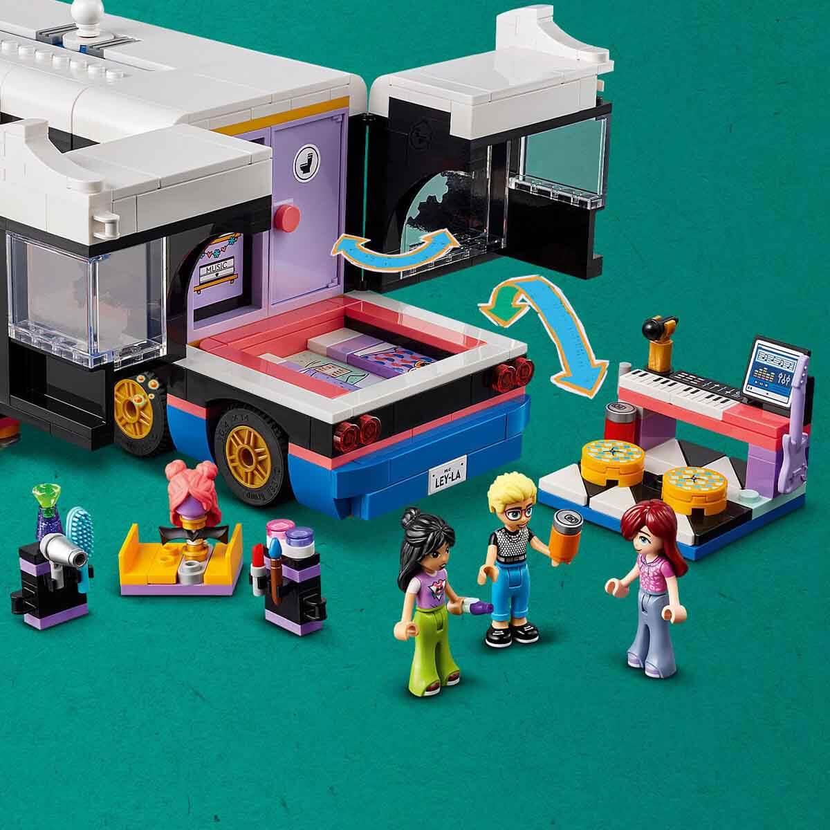 Lego Friends Pop Star Müzik Turne Otobüsü 42619 845 Parça
