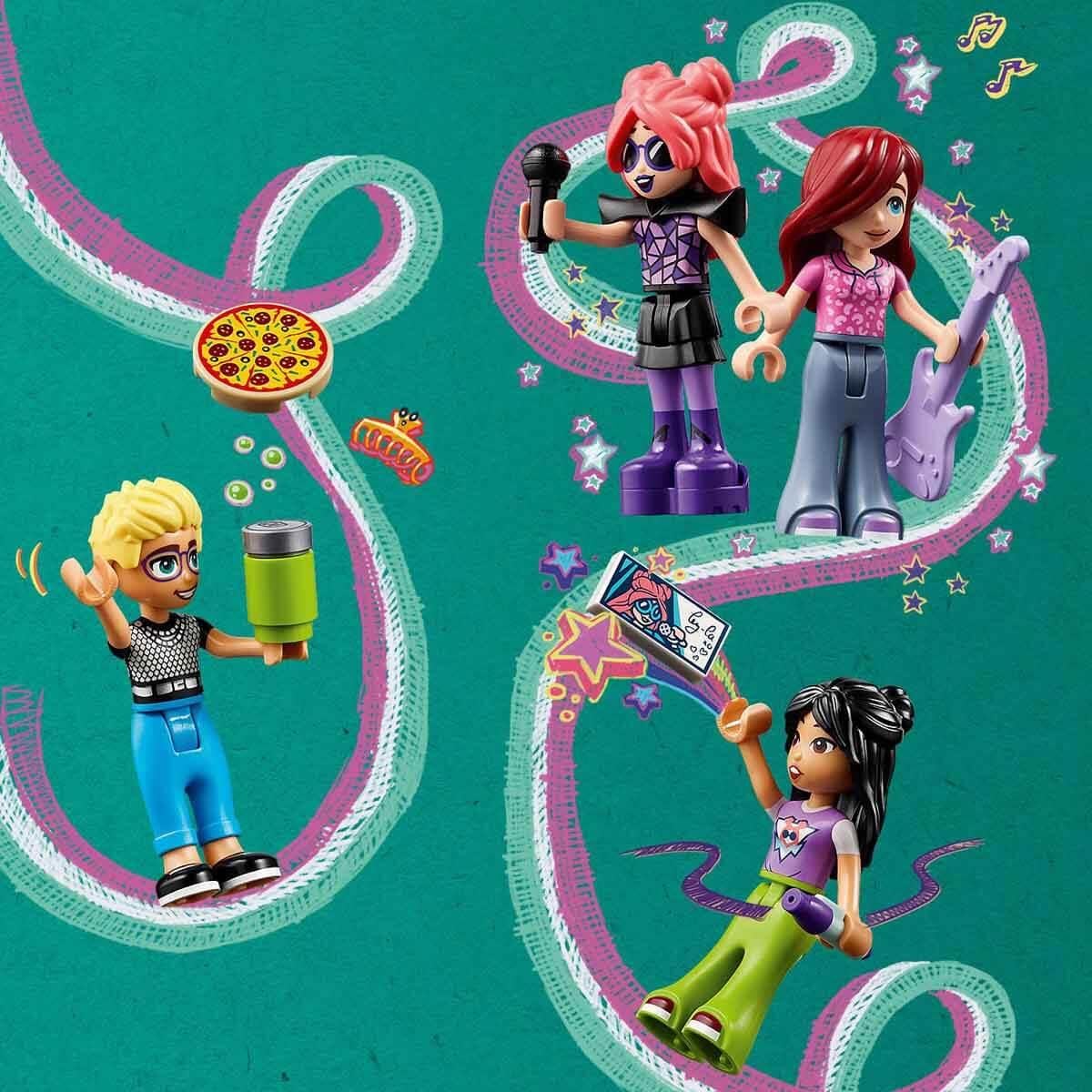 Lego Friends Pop Star Müzik Turne Otobüsü 42619 845 Parça