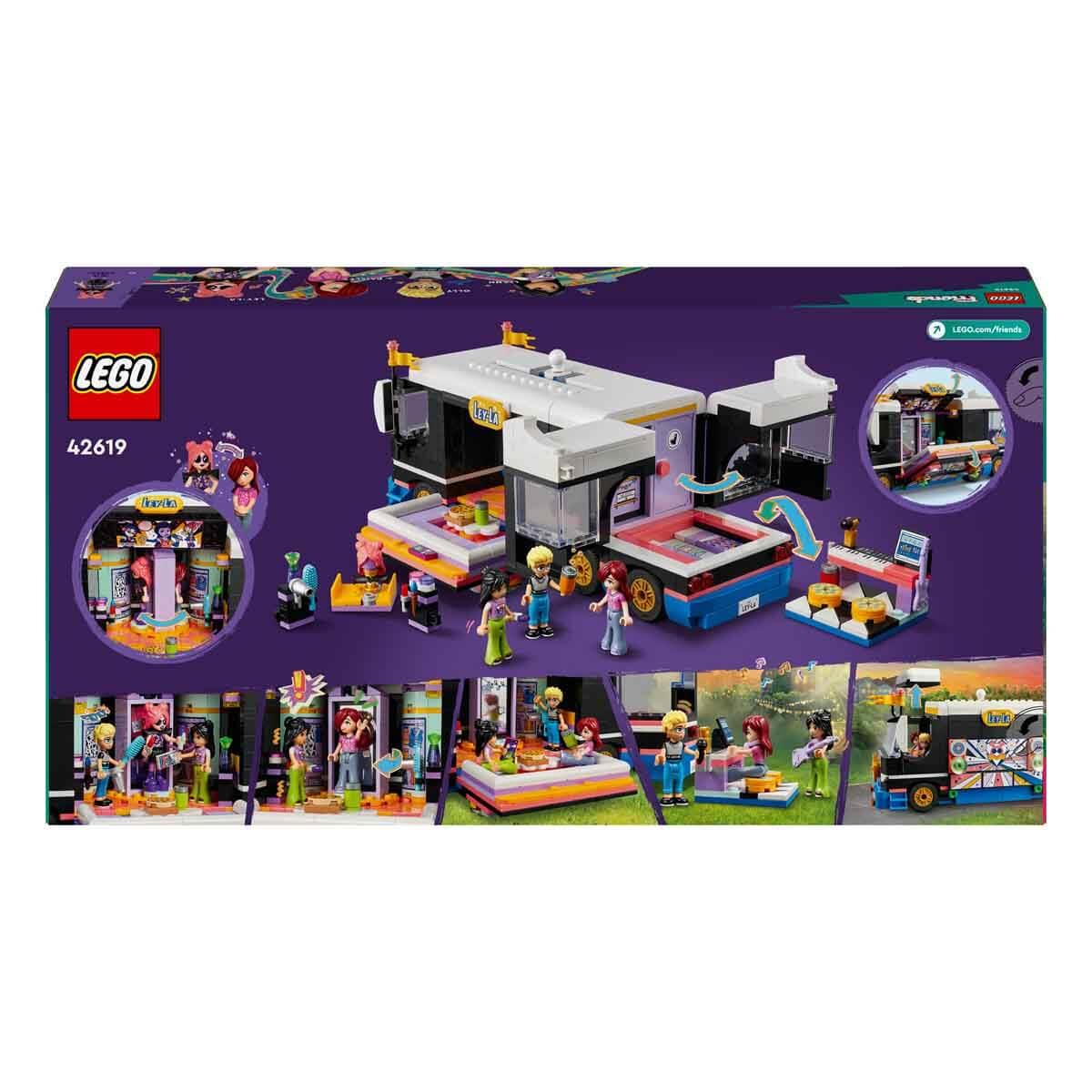 Lego Friends Pop Star Müzik Turne Otobüsü 42619 845 Parça