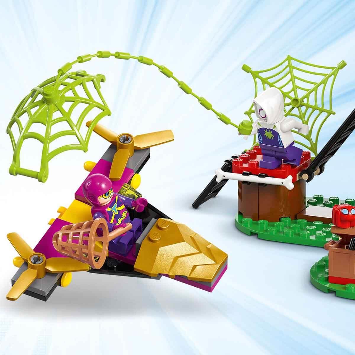 Lego Marvel Spidey ve İnanılmaz Arkadaşları Ağaç Ev Karargahında Spidey ve Gobby'nin Raptor Savaşı 11200 143 Parça