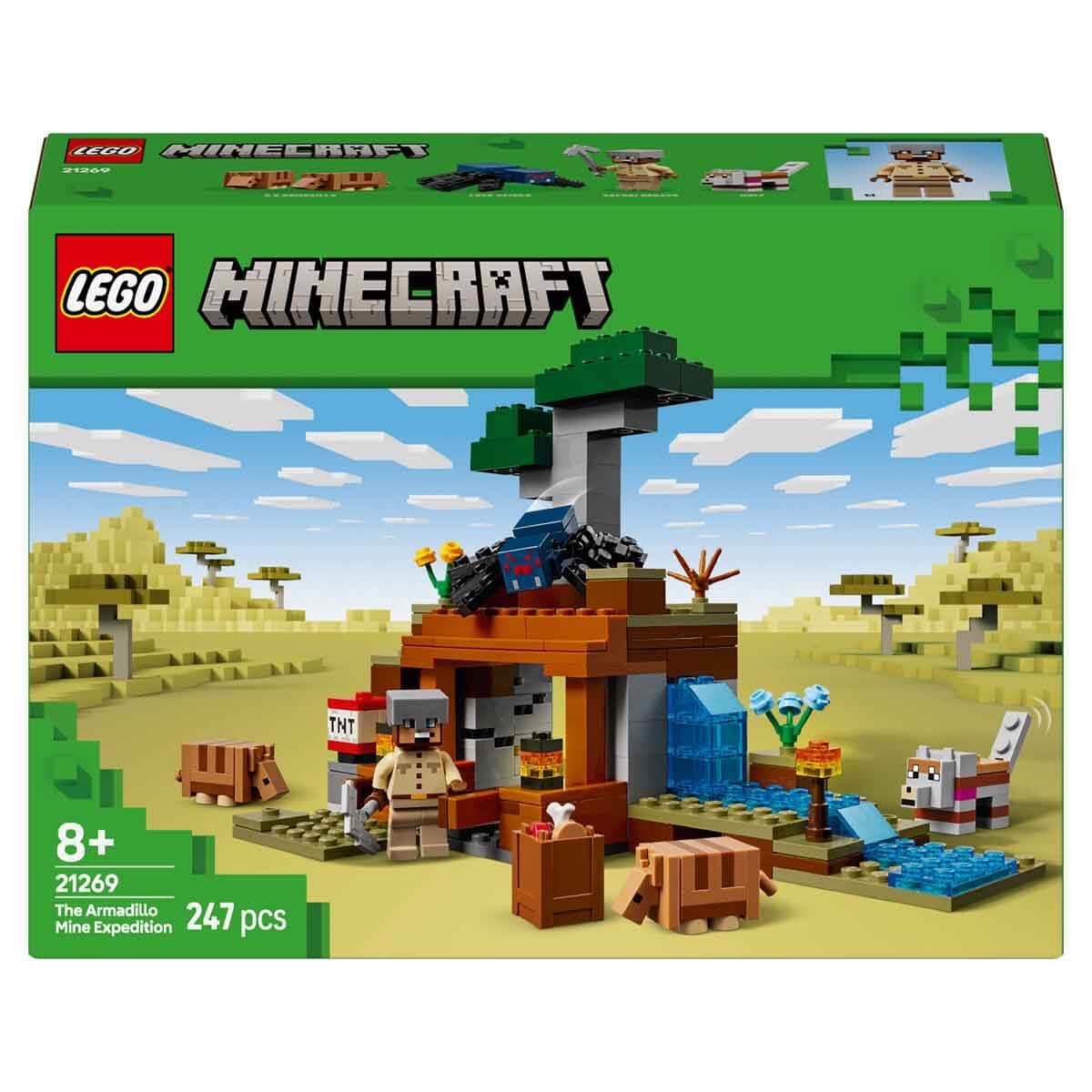 Lego Minecraft Armadillo Maden Keşfi 21269