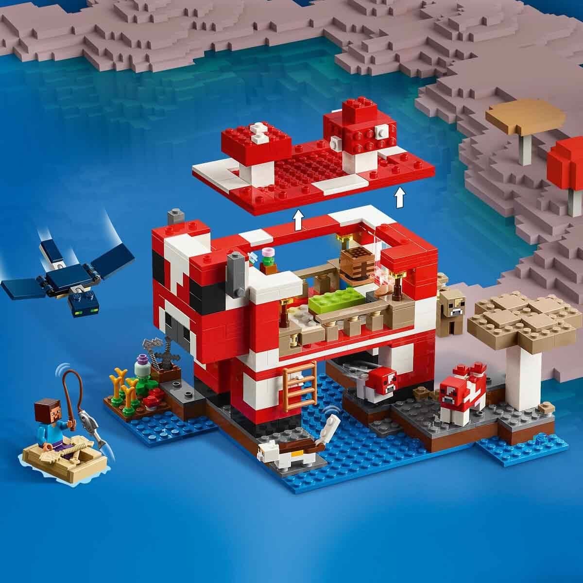 Lego Minecraft Mooshroom Evi 21270 500 Parça