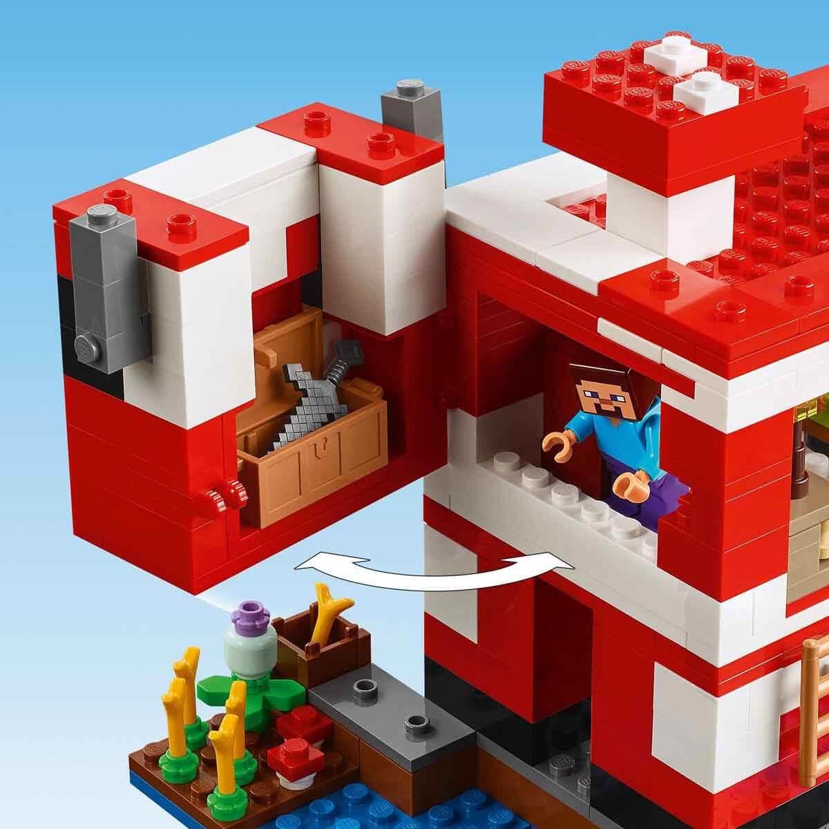 Lego Minecraft Mooshroom Evi 21270 500 Parça