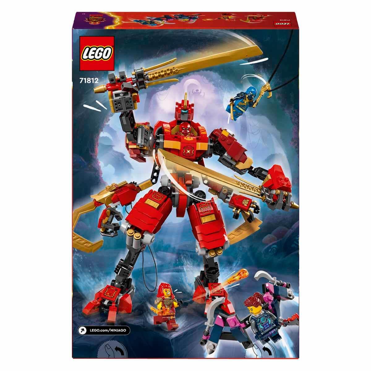 Lego Ninjago Kai'nin Ninja Tırmanma Robotu 71812 - 9 Yaş ve Üzeri Çocuklar için 4 Ninja Minifigürü İçeren Yaratıcı Oyuncak Yapım Seti 623 Parça