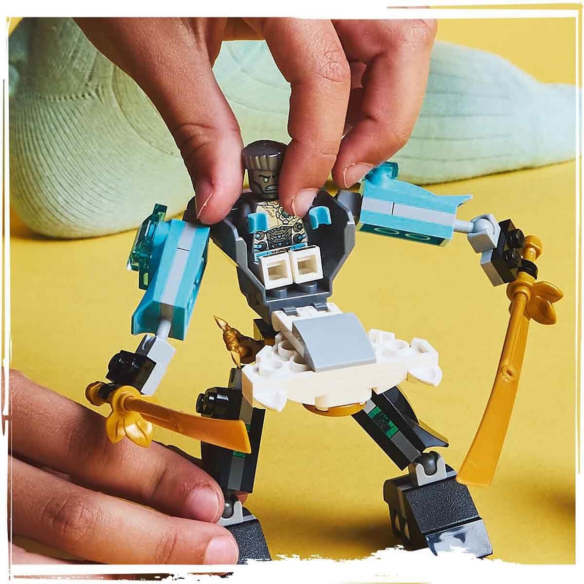Lego Ninjago Zane'in Savaş Zırhı Mech'i 71827 - 6 Yaş ve Üzeri Çocuklar için 3 Minifigürlü Yaratıcı Oyuncak Yapım Seti 92 Parça