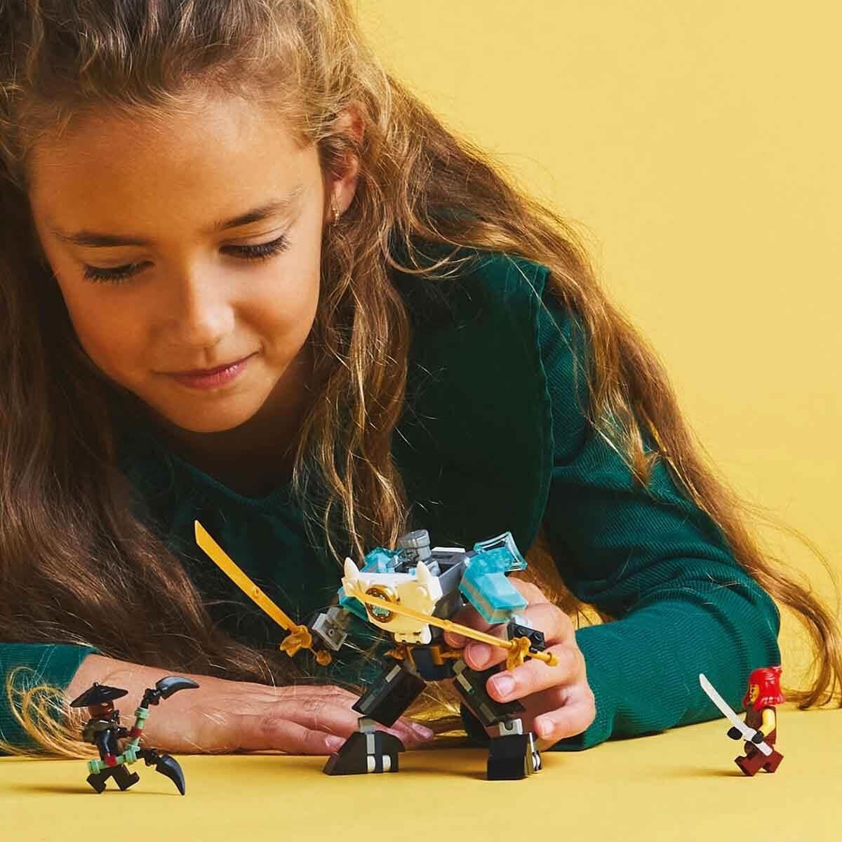 Lego Ninjago Zane'in Savaş Zırhı Mech'i 71827 - 6 Yaş ve Üzeri Çocuklar için 3 Minifigürlü Yaratıcı Oyuncak Yapım Seti 92 Parça