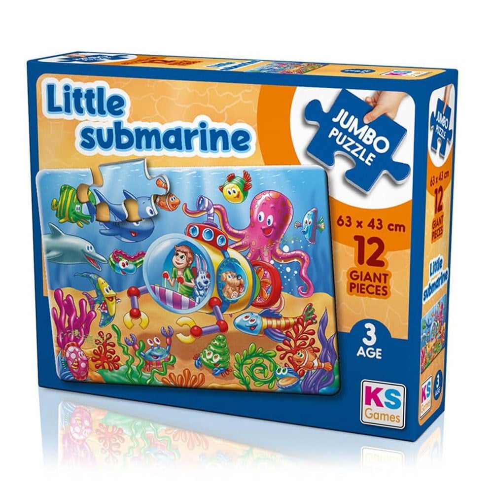 Little Submarine Jumbo Puzzle 12 Parça JP 31006