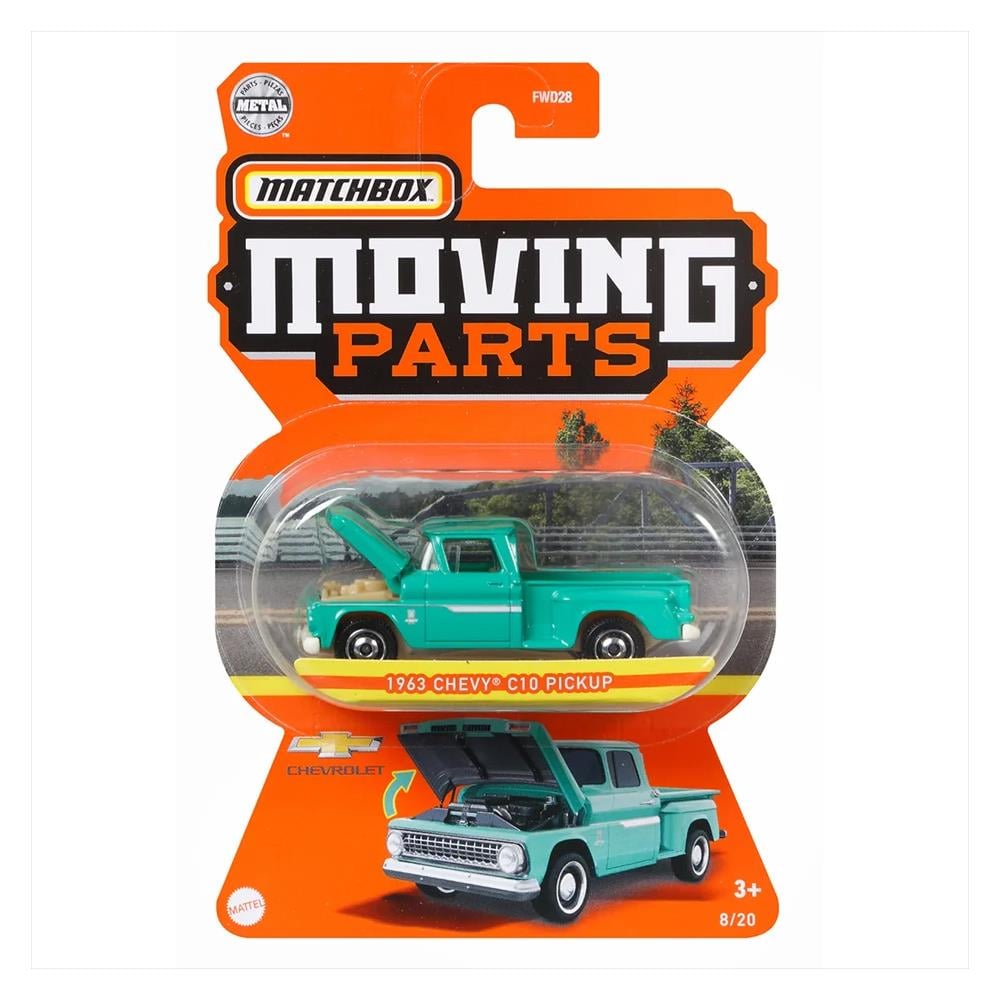 Matchbox 1:64 Arabalar Açılır Parçalar FWD28