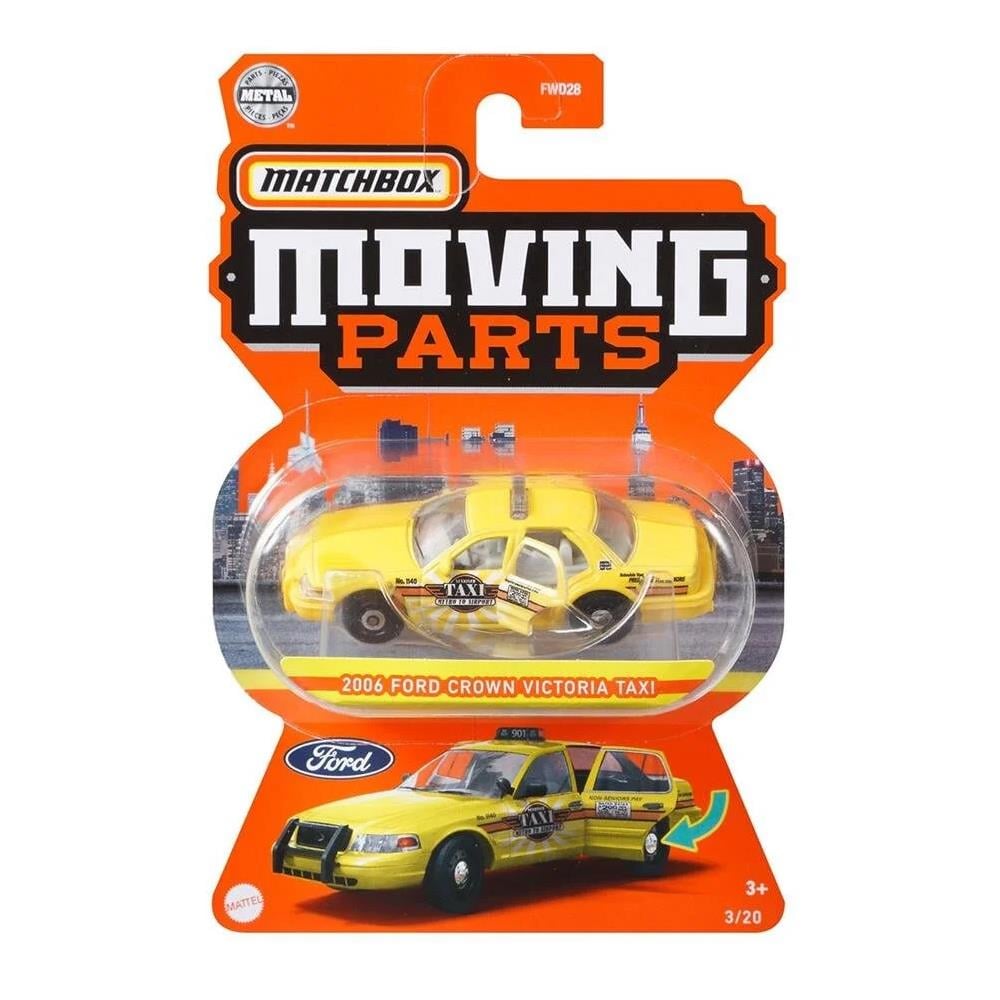 Matchbox 1:64 Arabalar Açılır Parçalar FWD28