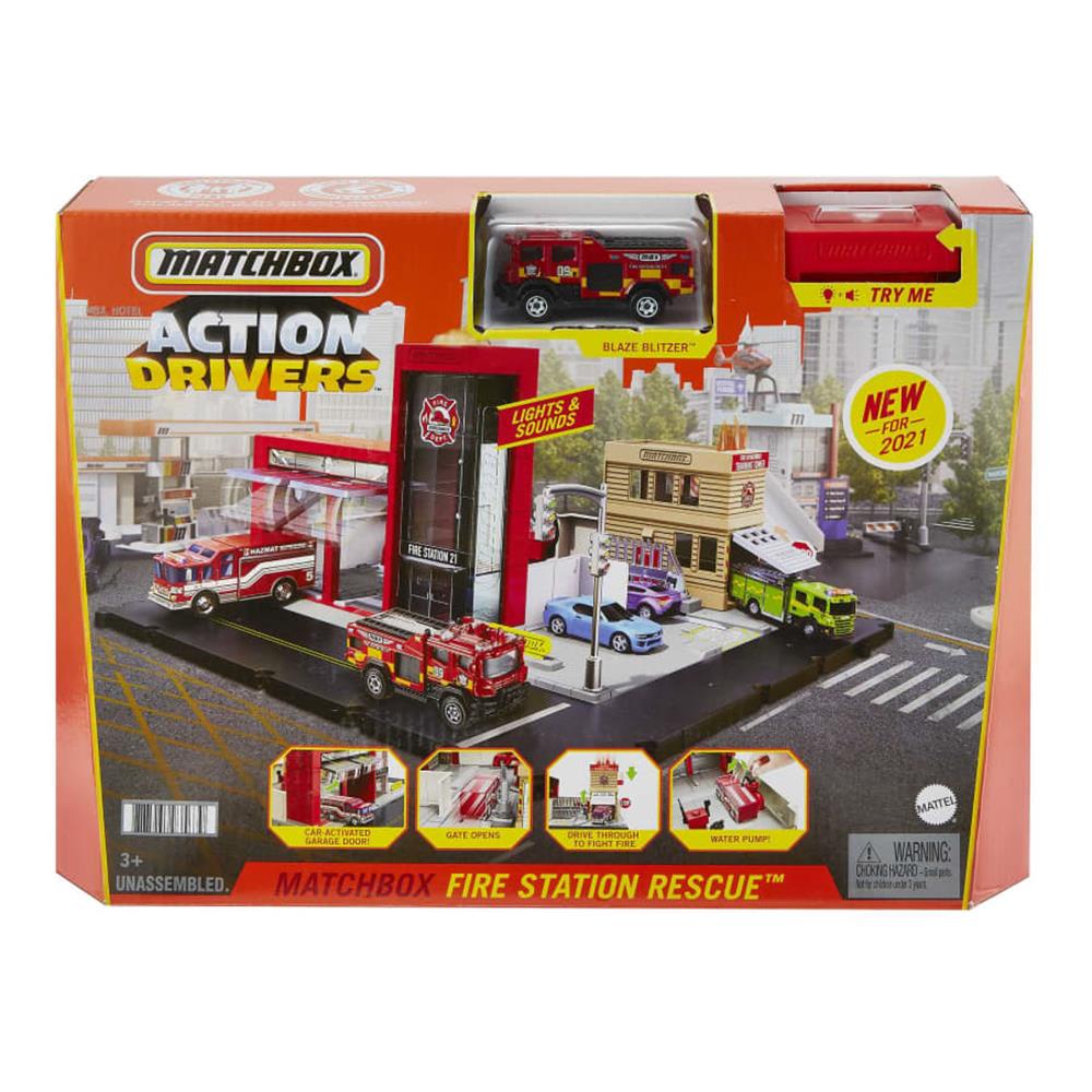 Matchbox Aksiyon Sürücüleri Oyun Seti Serisi HBD74